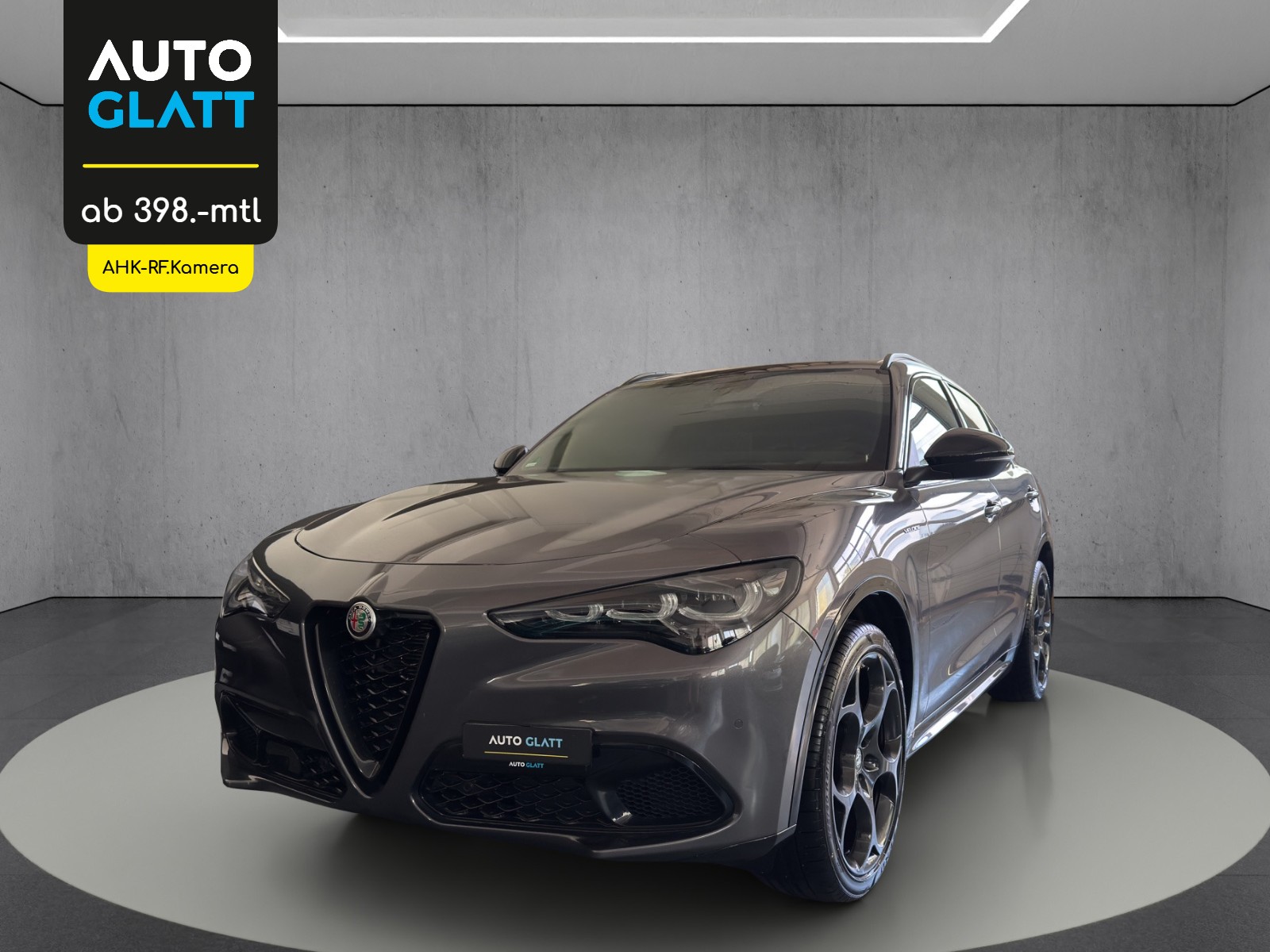 ALFA ROMEO Stelvio 2.0 Veloce Q4 AT8 Pack Tow Hook Q4 AT8 "AHK-21" Alu Turismo"