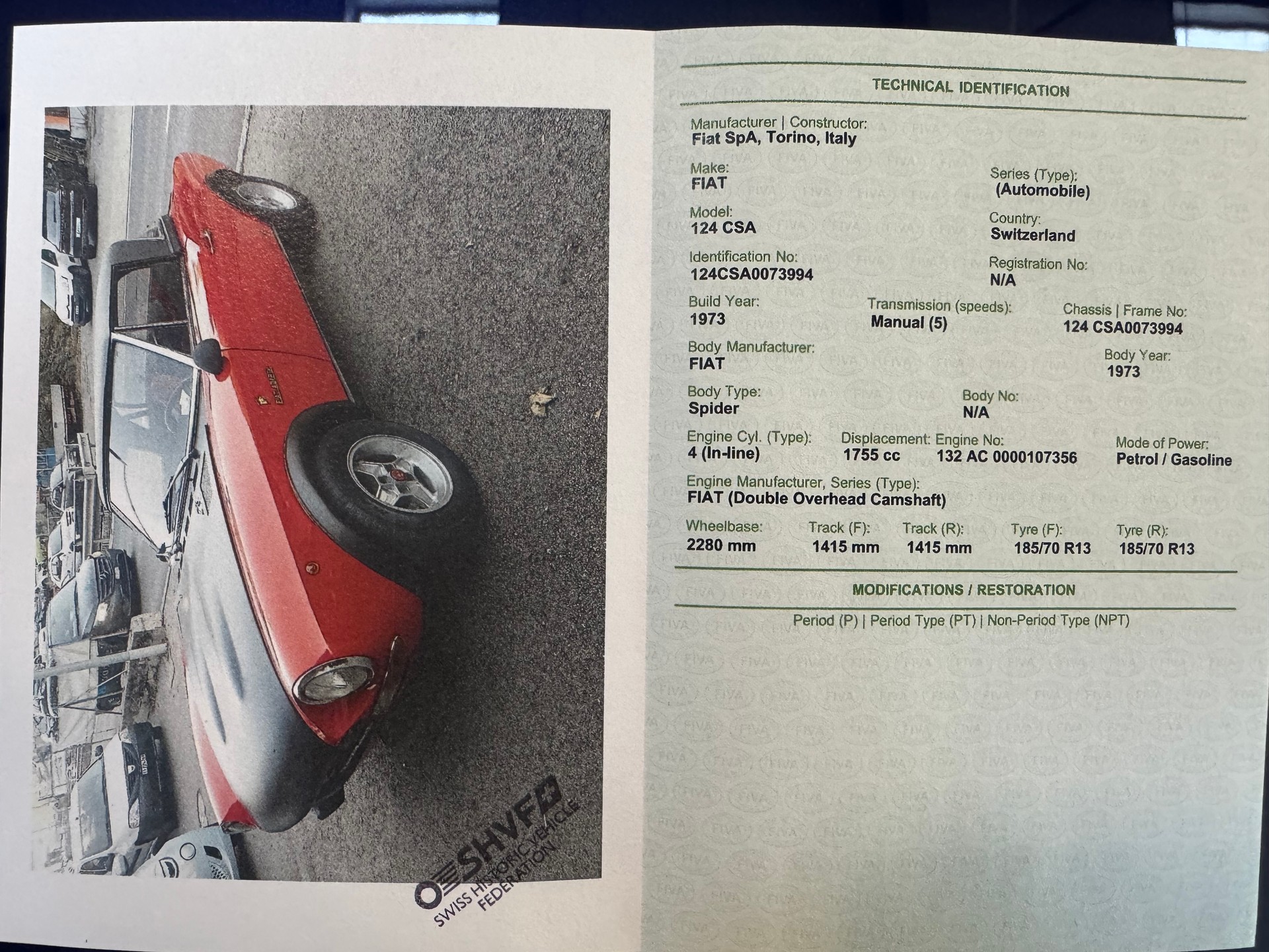 FIAT 124 Spider CSA Abarth Rally-image-7