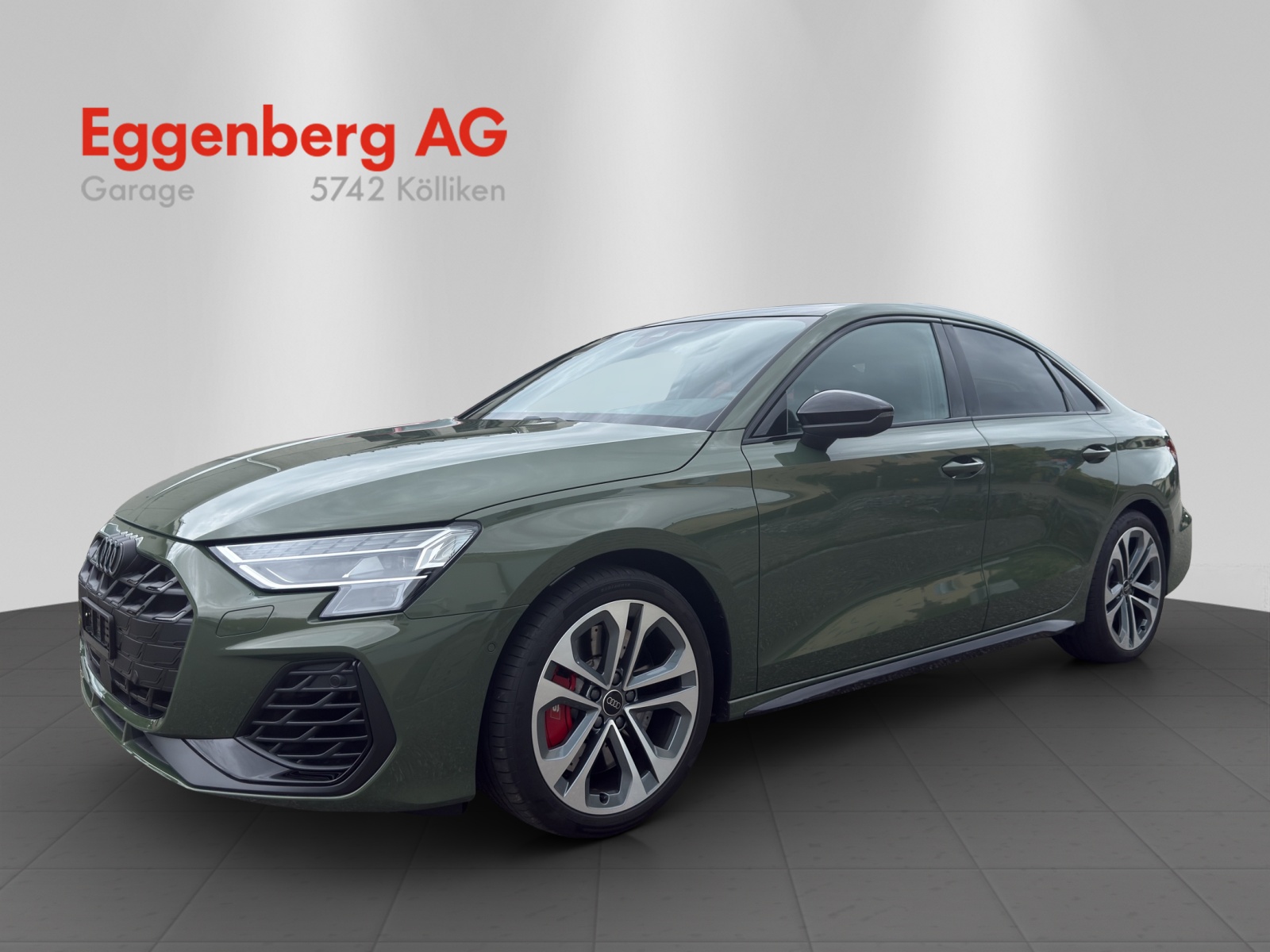 AUDI S3 Limousine TFSI quattro S-tronic, Distriktgrün Metallic