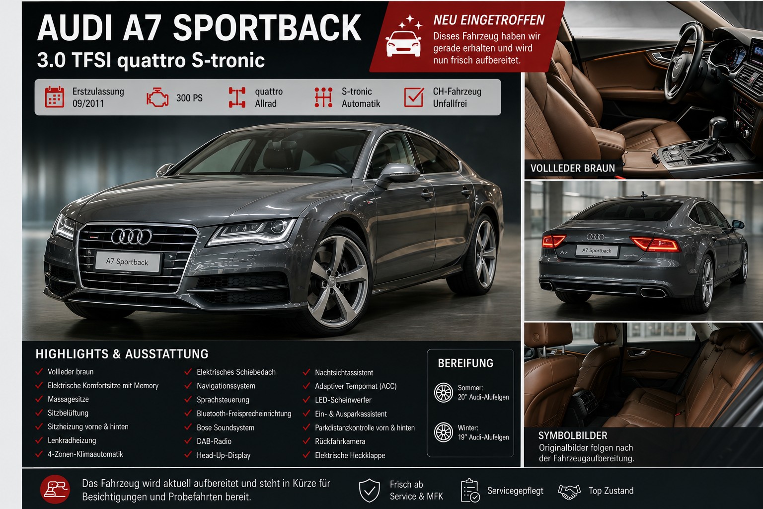 AUDI A7 Sportback 3.0 TFSI quattro S-tronic exclusive-image-25