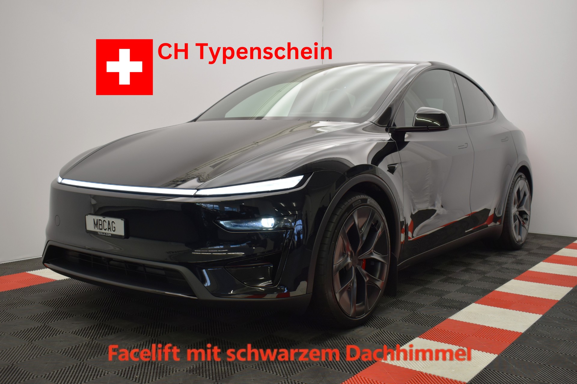 TESLA Model Y Performance AWD 626PS, Neuwagen, CH Typenschein "diamond black"