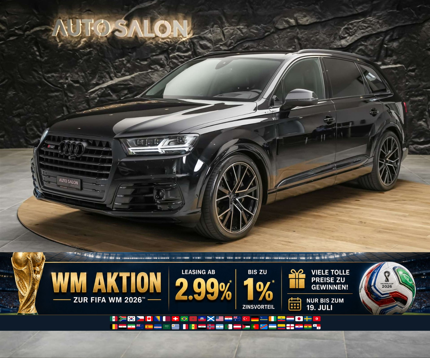 AUDI SQ7 4.0 TDI quattro tiptronic *7 Sitze*22" Felgen*Head-Up*Nachtsicht*-image-0