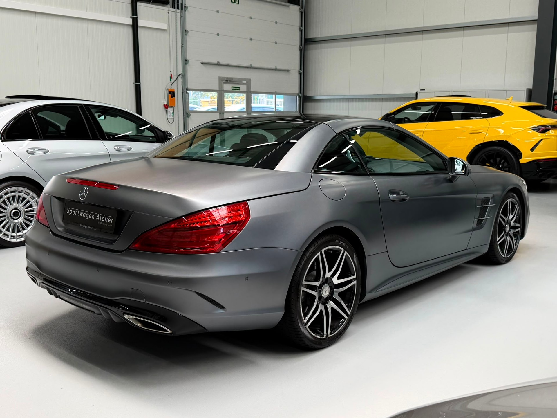 MERCEDES-BENZ SL 400 9G-Tronic AMG Line "Designo Grau Matt"-image-7