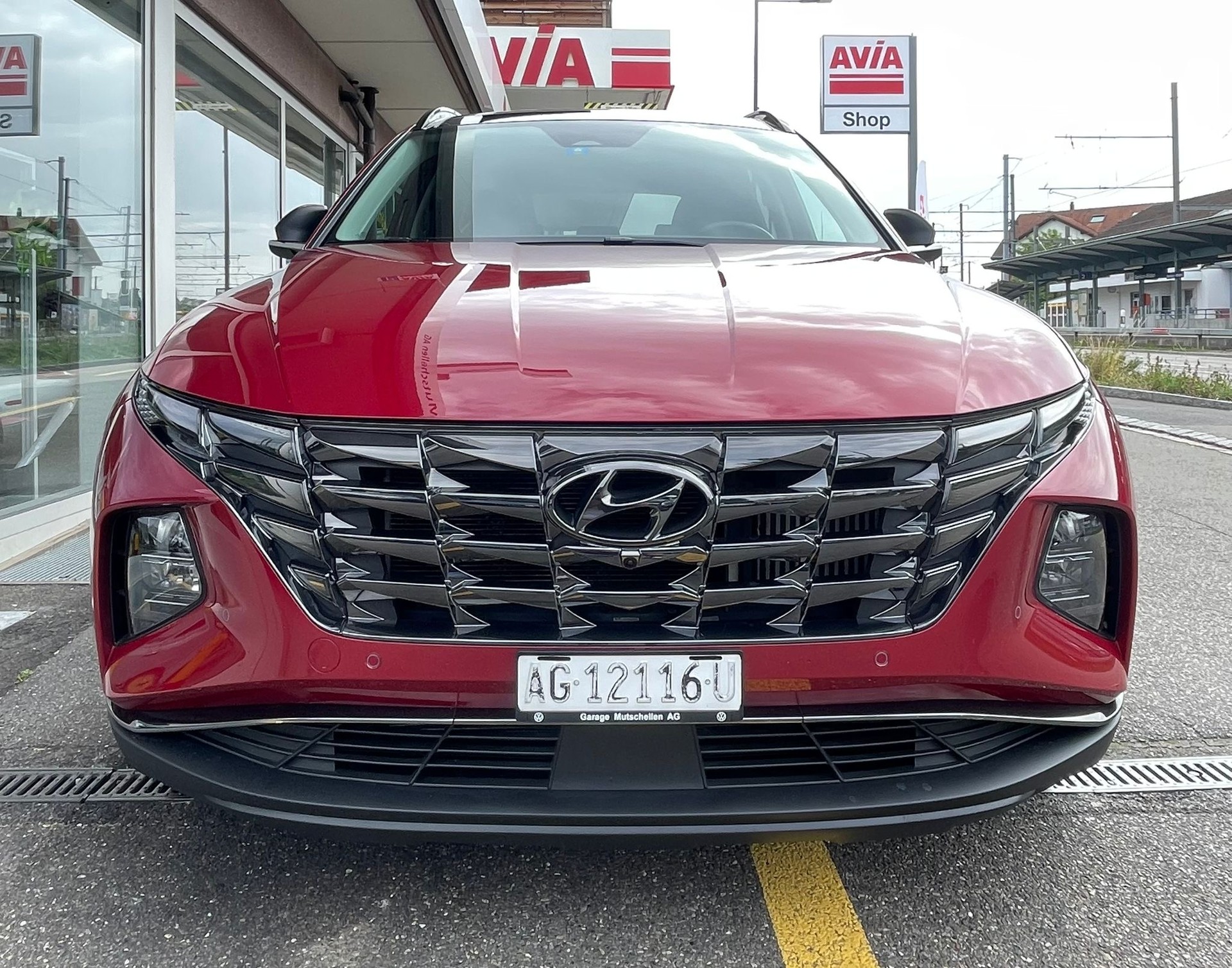 HYUNDAI Tucson 1.6 T-GDi 48V Vertex 4WD DCT | Top-Version | CH-Auto | Volle Werksgarantie bis 06/2027-image-1