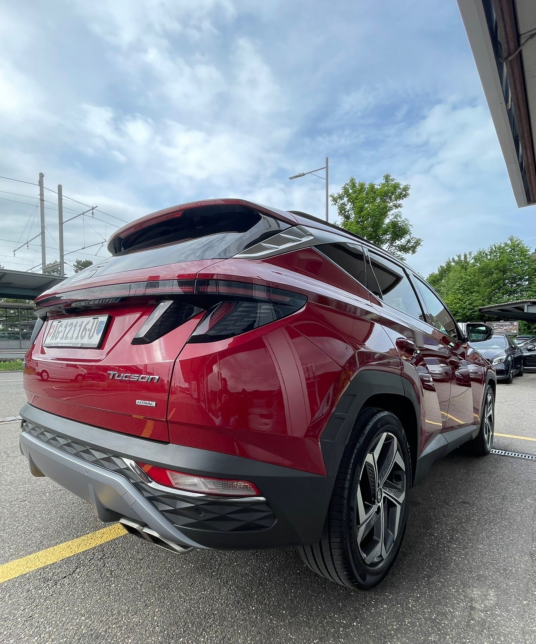 HYUNDAI Tucson 1.6 T-GDi 48V Vertex 4WD DCT | Top-Version | CH-Auto | Volle Werksgarantie bis 06/2027-image-3