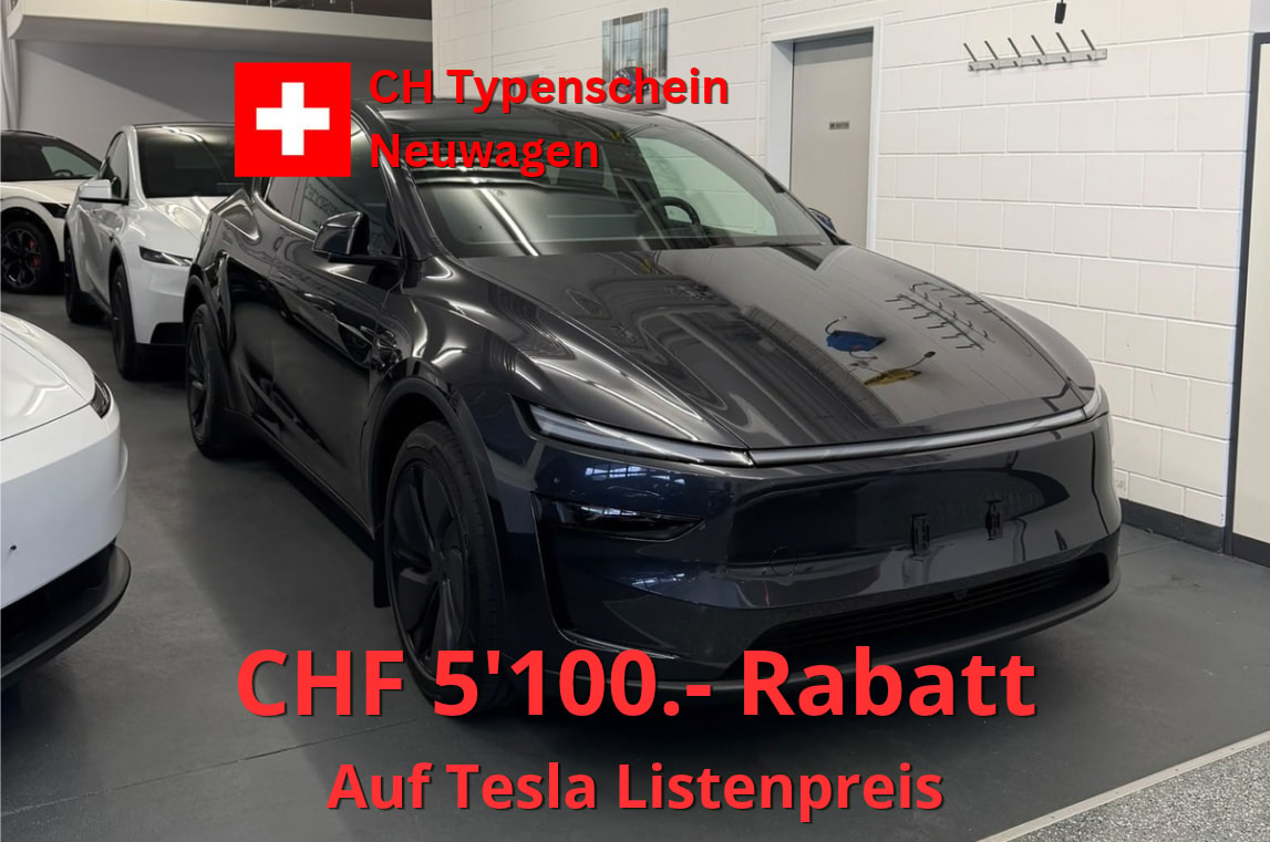 TESLA Model Y Long Range Premium AWD, CH Typenschein, Stealth Grey