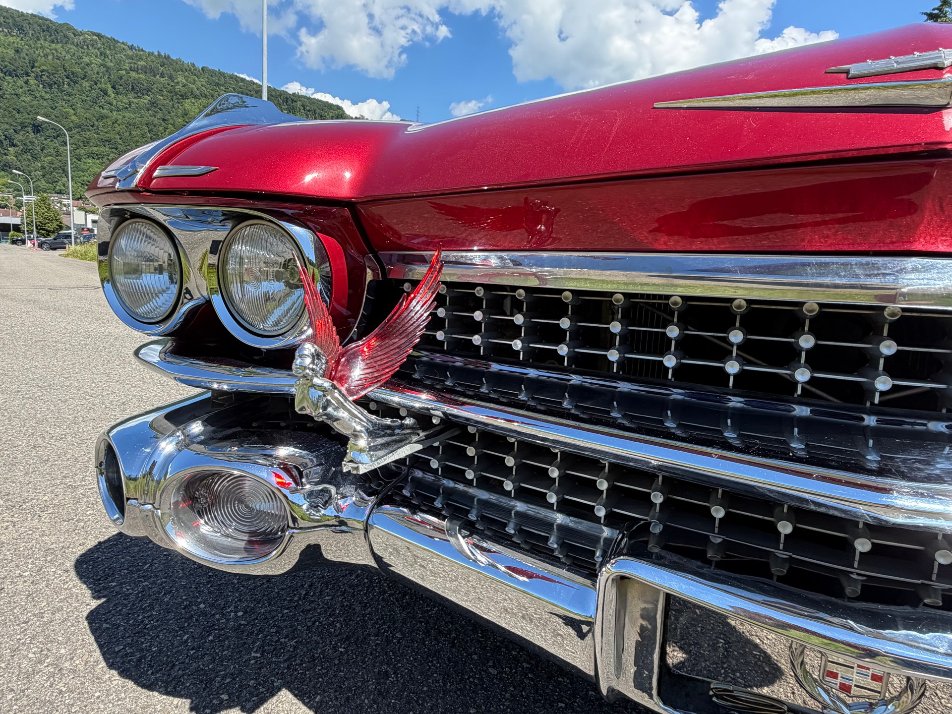 CADILLAC CADDY SEDAN DE VILLE !! "1959" GRÖSSTE HECKFLOSSE ALLER ZEITEN !! CH GEPRÜFT. TOP ZUSTAND !!-showroom-element-2