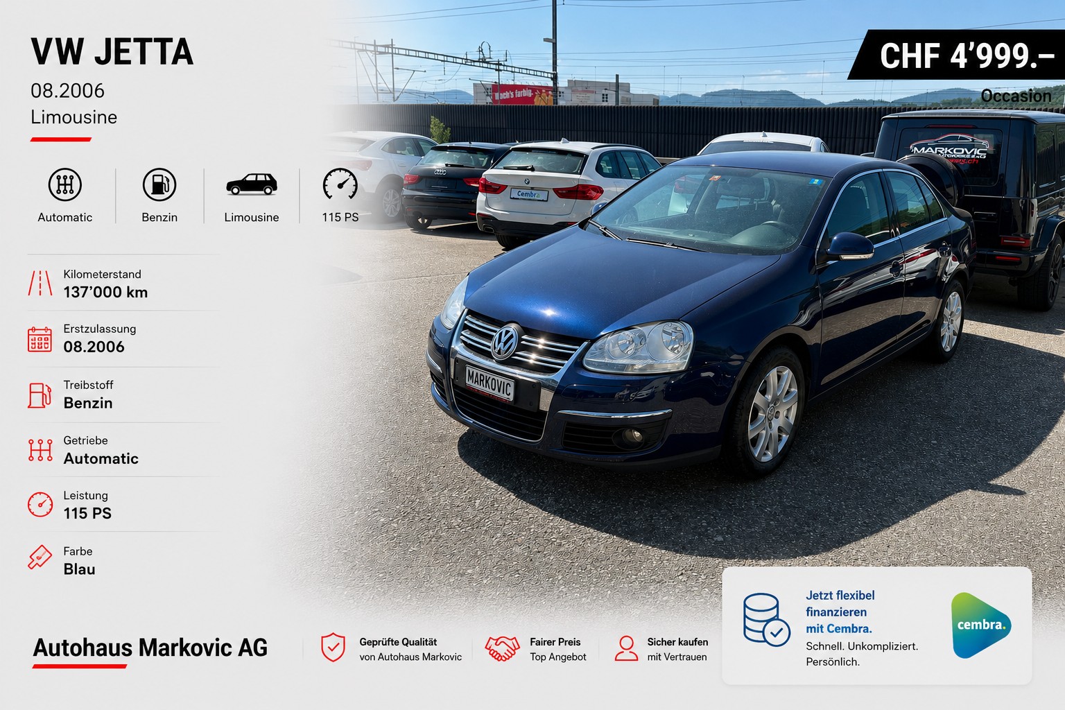 VW JETTA 2.0 FSI Comfortline