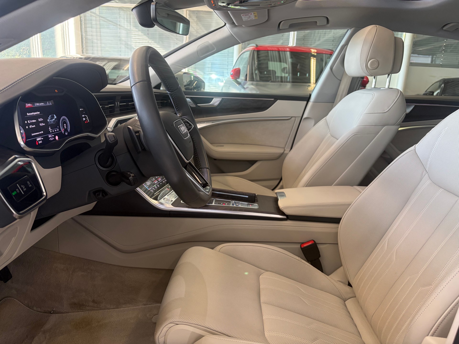 AUDI A7 Sportback 55 TFSI quattro | CH | ERSTBESITZ | Leder Valcona Beige | Nachtsicht | AHK | HeadUp | Luftfederung |-image-11