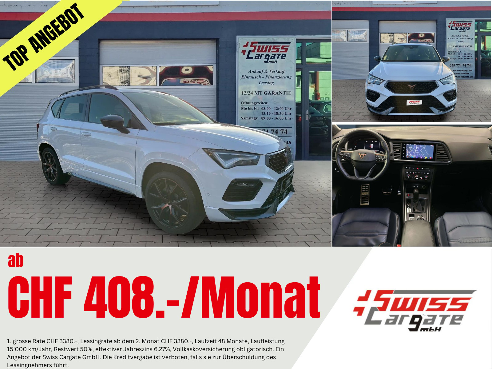 CUPRA Ateca 2.0TSI 4Drive DSG mit AHK + Panoramadach + Beats Soundsystem