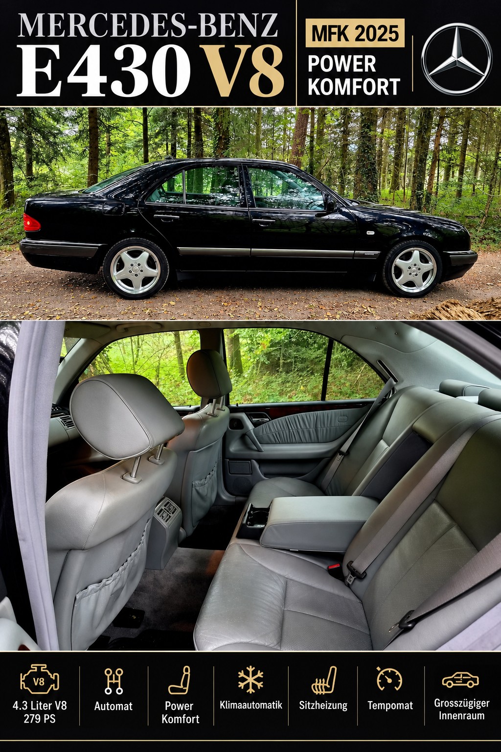 MERCEDES-BENZ E 430 Elégance Automatic
