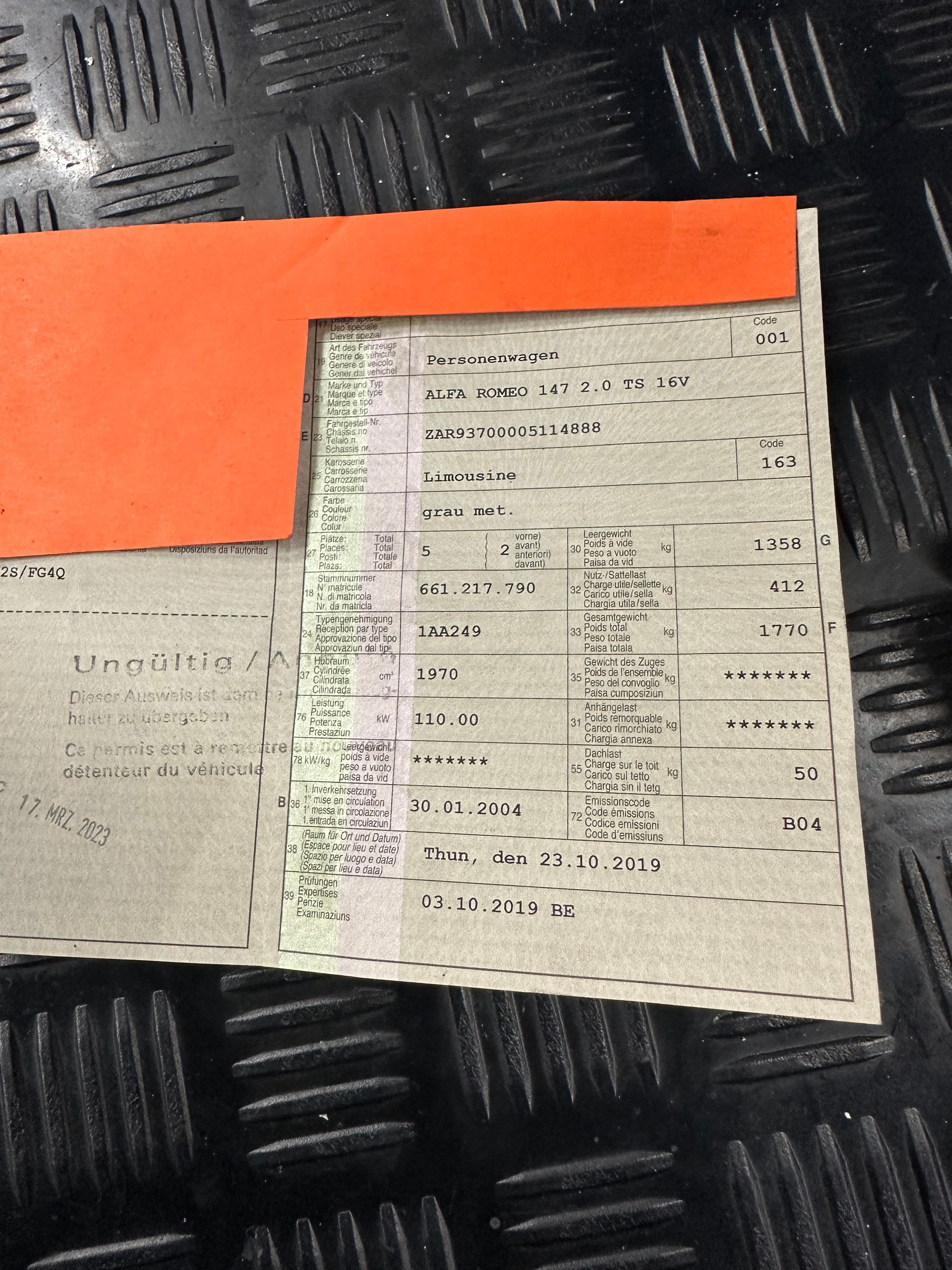 ALFA ROMEO 147 2.0 TS 16V Distinctive FIXPREIS-image-13