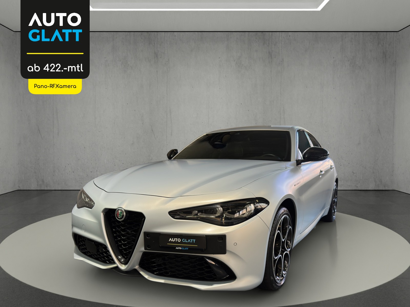 ALFA ROMEO Giulia 2.0 Competizione Pack Sky Q4 AT8 "Grigio Lunare Matt-Panodach"