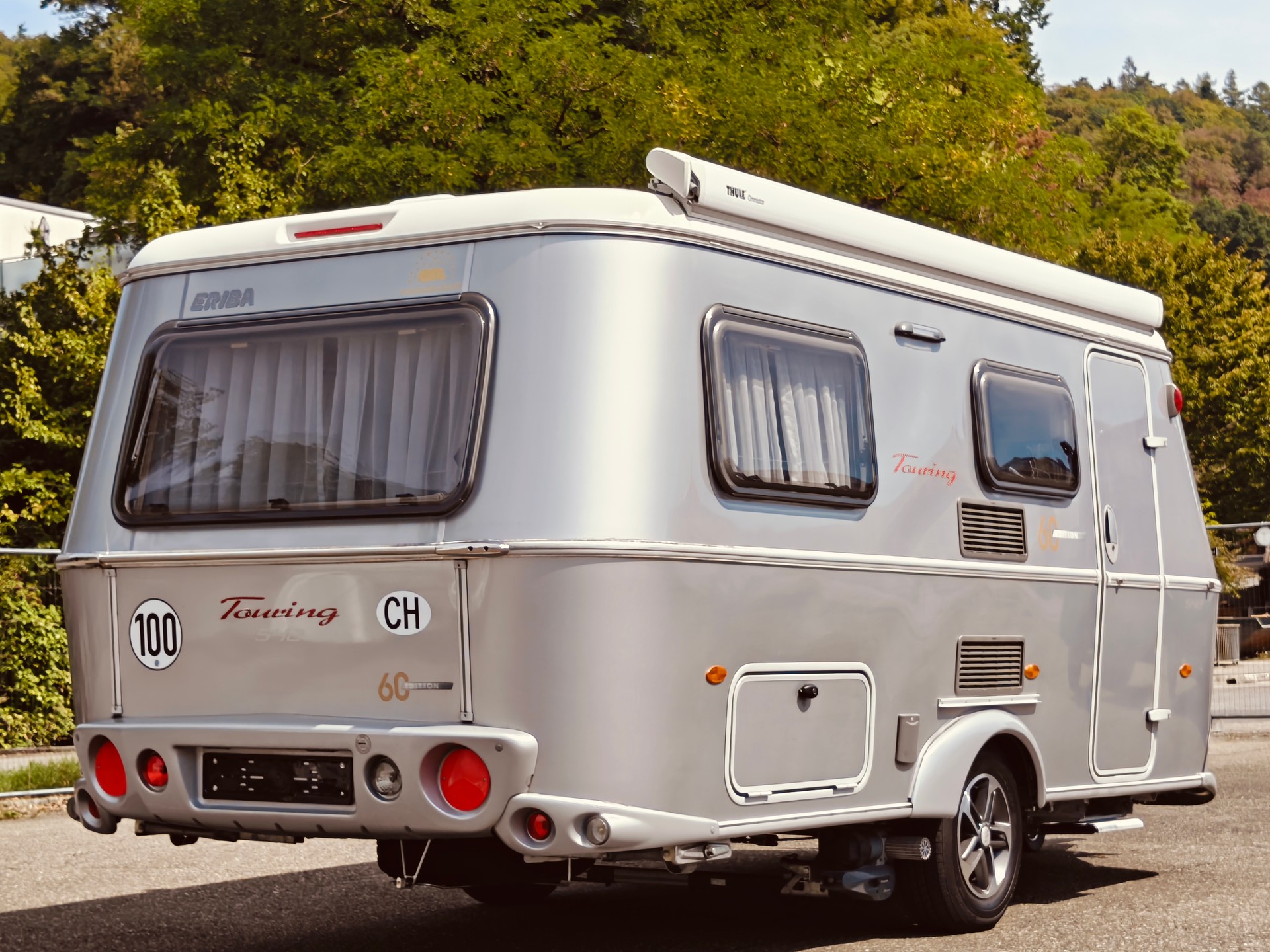 HYMER ERIBA Troll 60 Edition -- Längsbett -- Mover -- Luftvorzelt -- Markise & LED -- Veloträger -- Eriba Winterabdeckplane-image-8