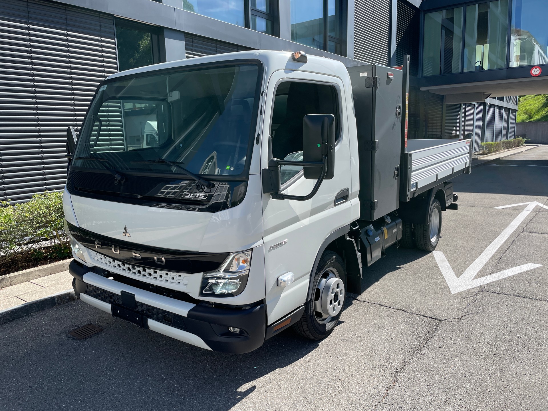 MITSUBISHI Fuso Canter 3C15 Hinterkipper + Box-image-6