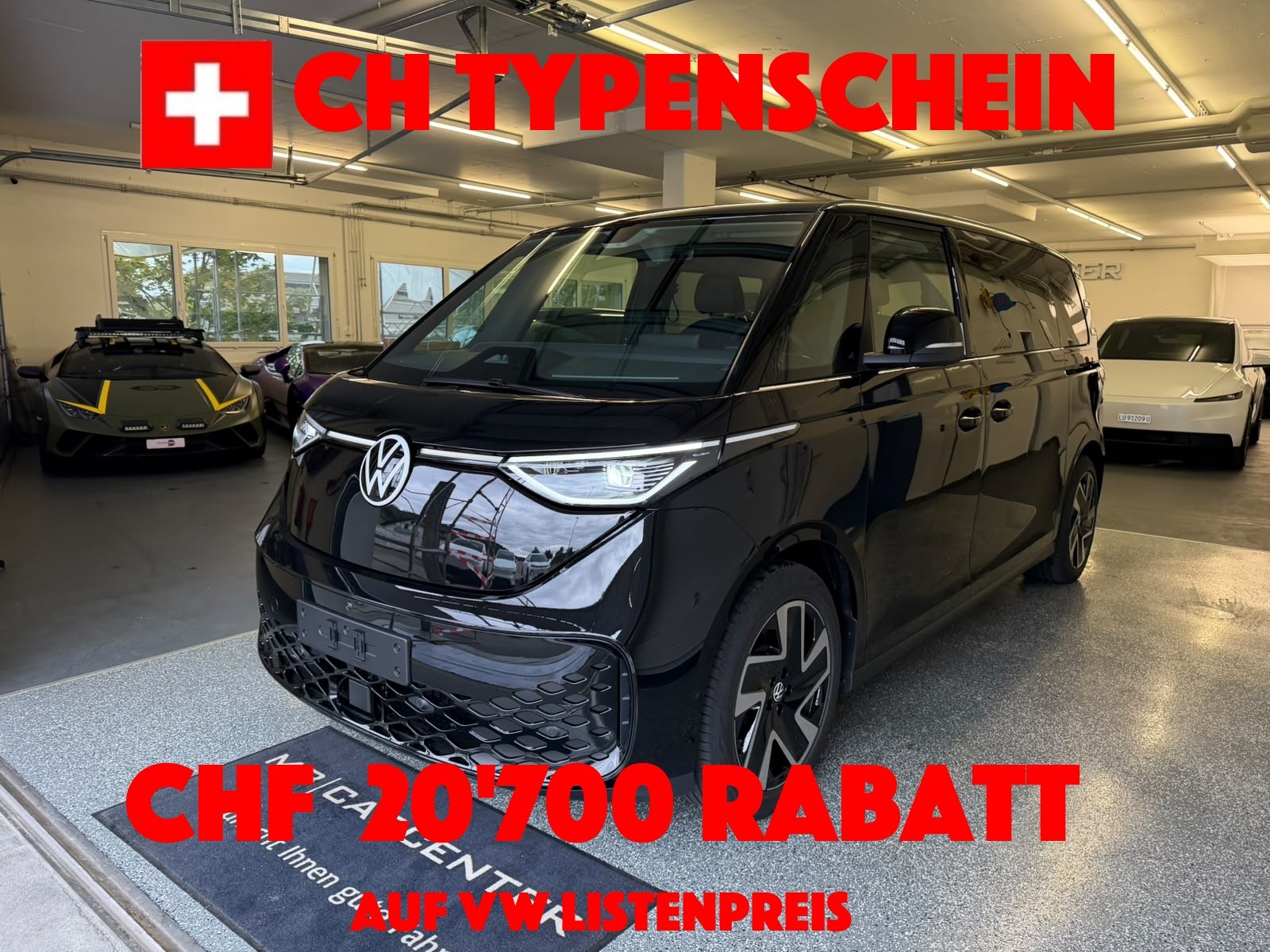 VW ID.Buzz LWB Pro 4 Motion, Ab Lager, 340PS, AHK, 7 Sitzer, Langversion