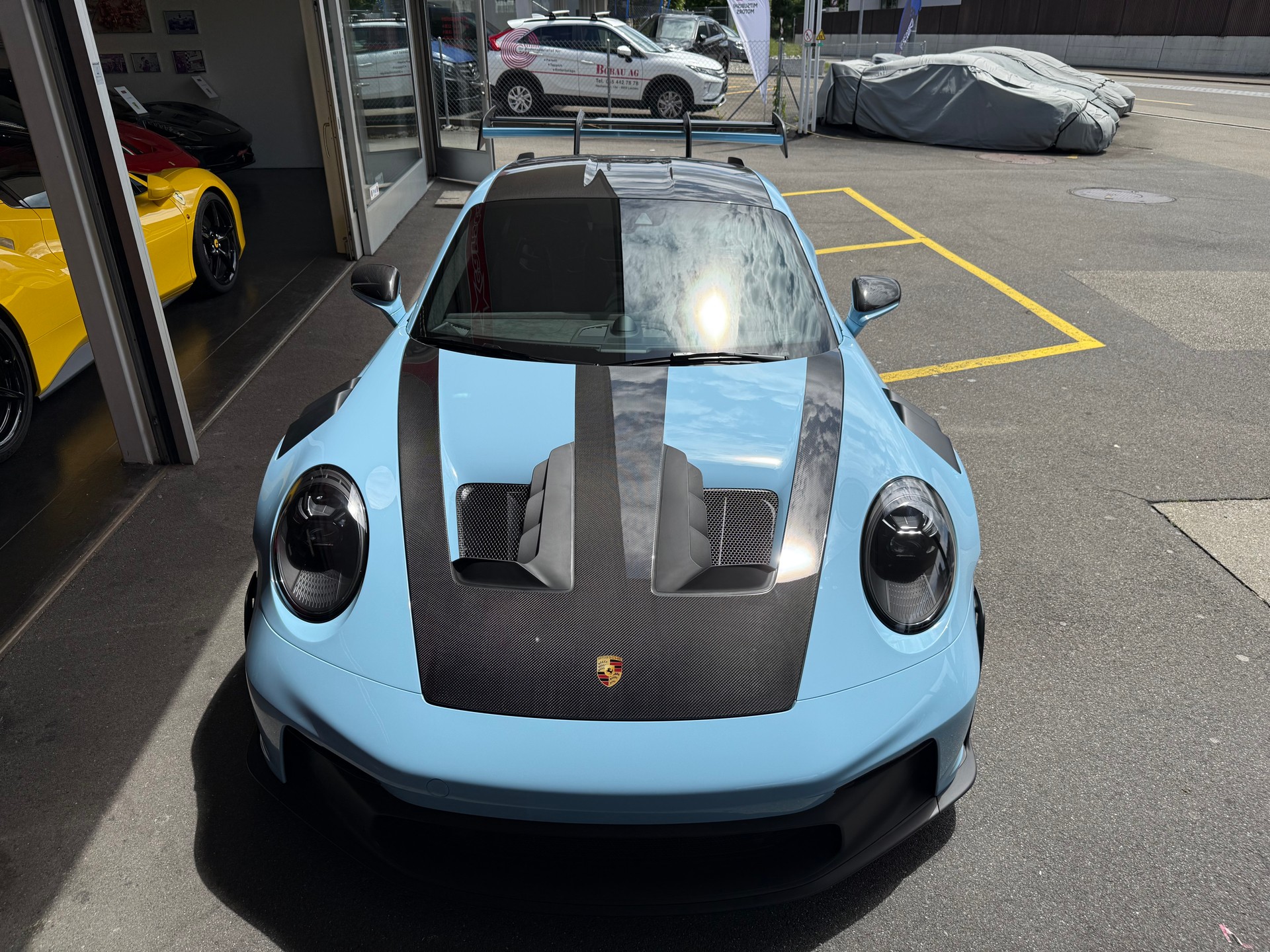 PORSCHE 911 GT3 RS WEISSACH GULF BLUE EDT.-showroom-element-3