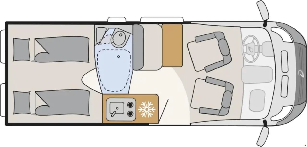 FIAT Dethleffs Globetrail 600 ER -- Automat -- Längsbett -- Klimaanlage -- SAT-Anlage & TV -- Lithiumbatterie-image-26