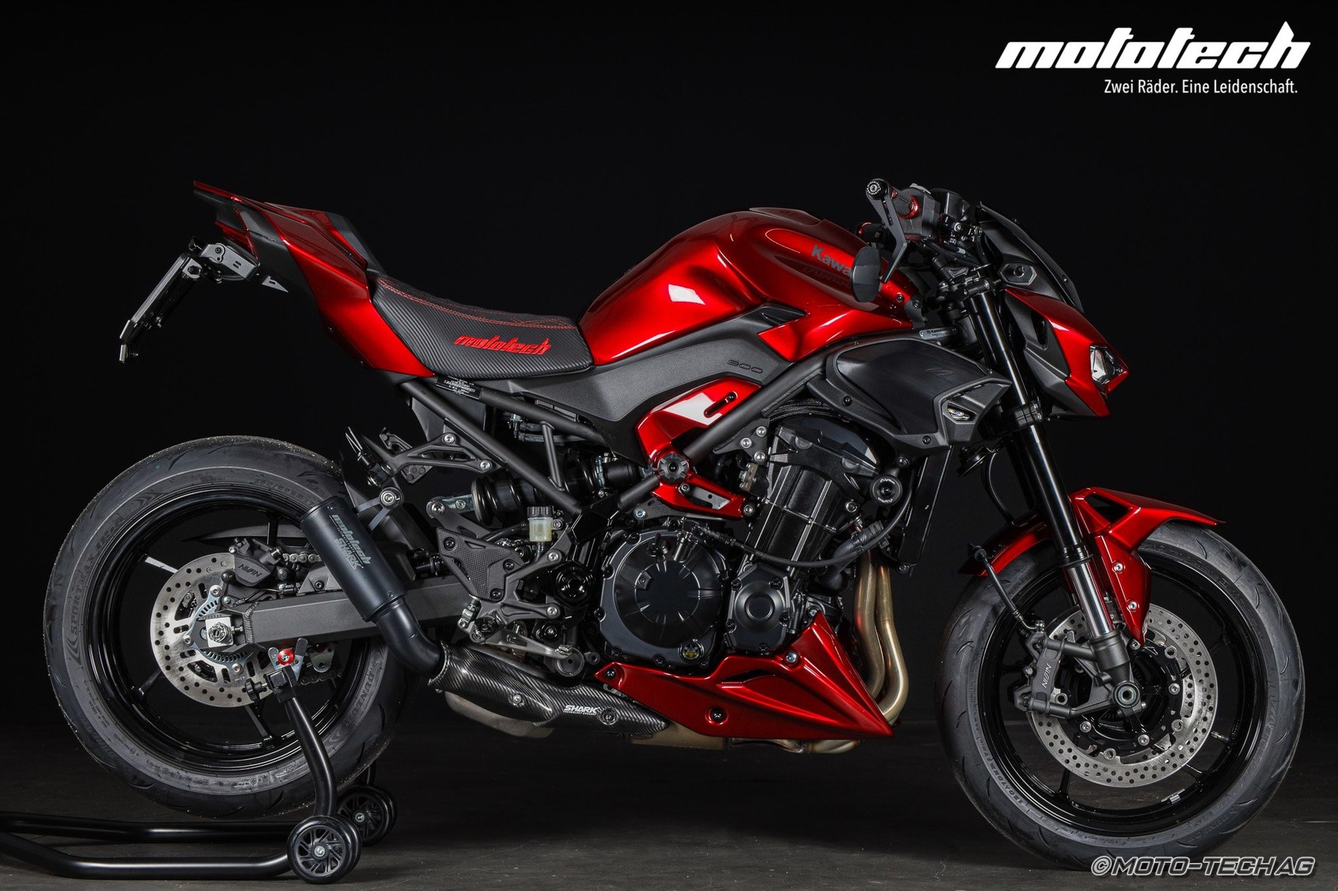 KAWASAKI Z 900 (35/91kW) STAGE 1 Candy Red-image-1