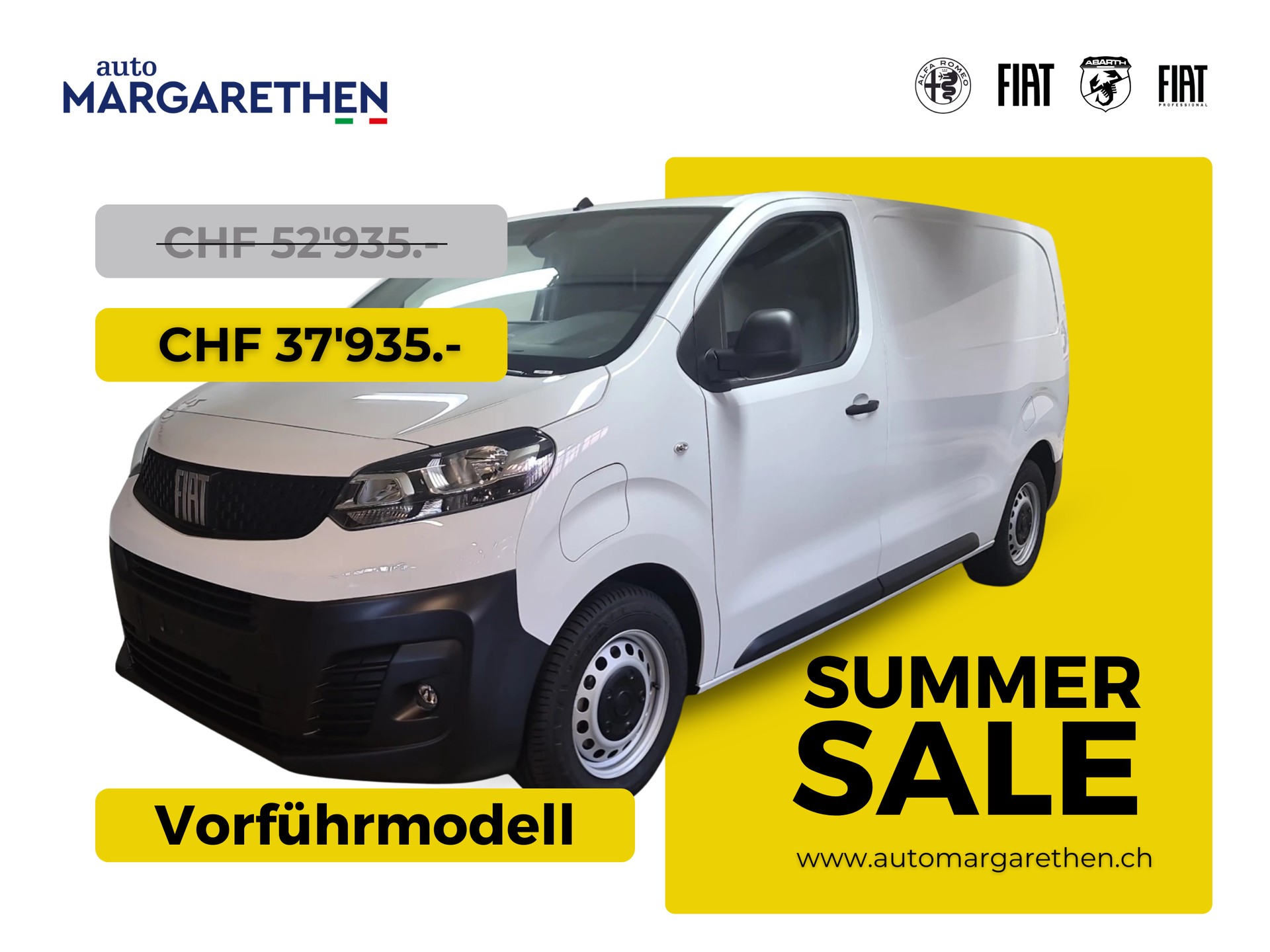 FIAT E-Scudo L2 50 kWh Base Swiss Edition