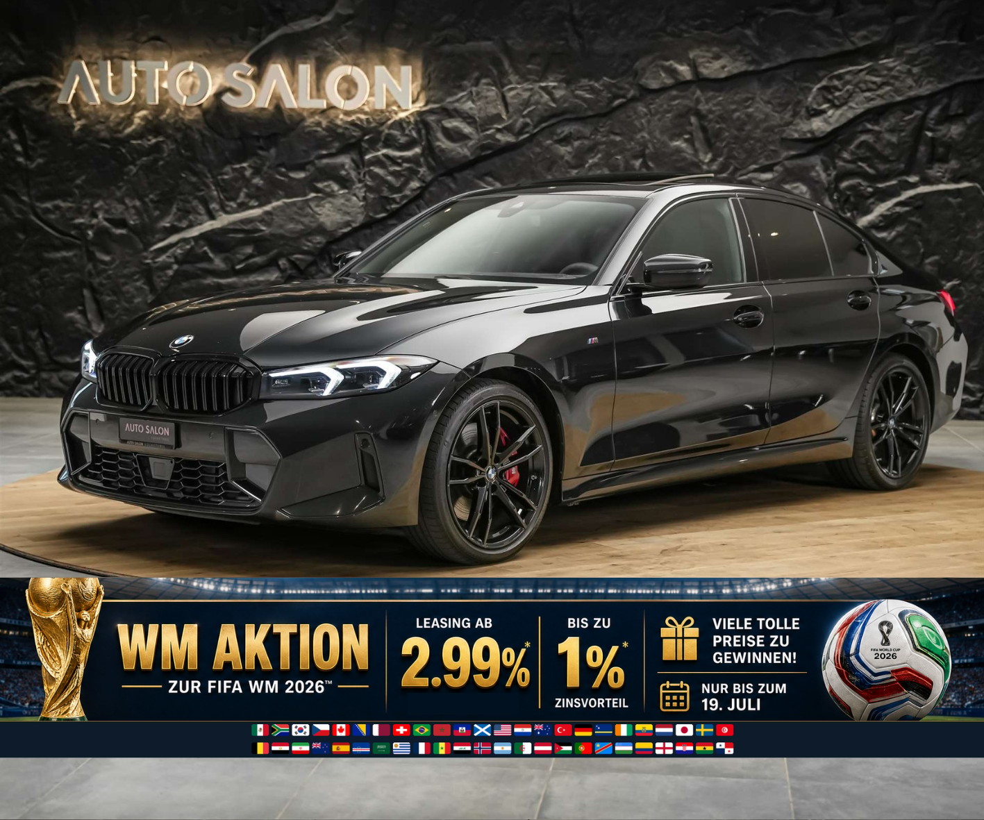 BMW 320d xDrive Steptronic M Sport Pro *Werksgarantie*Leder Vernasca*Panorama*Head Up*-image-0