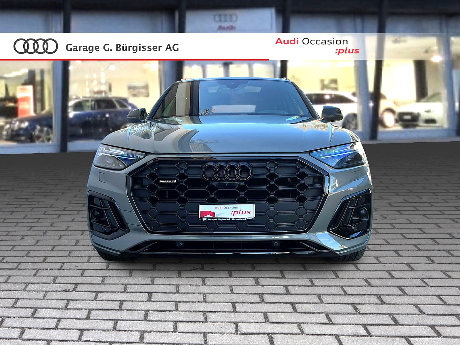 AUDI Q5 40 TDI Black Edition quattro S-tronic Chronosgrau Metallic-showroom-element-1