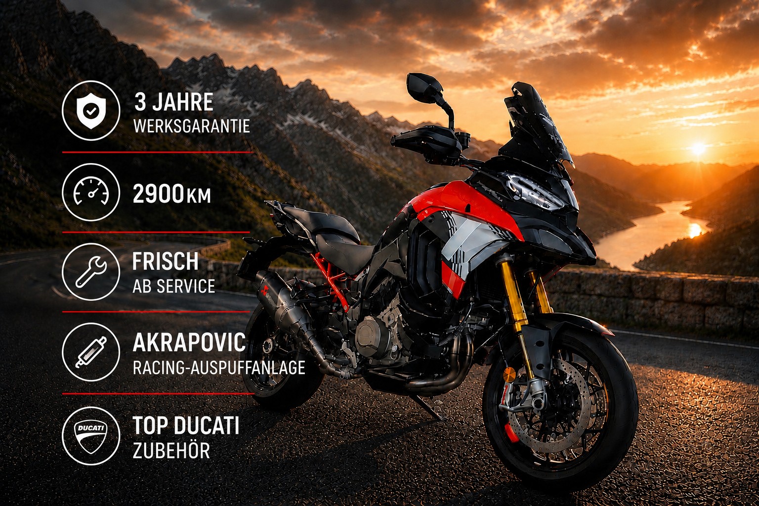DUCATI Multistrada V4 Pikes Peak - noch 3 Jahre GARANTIE
