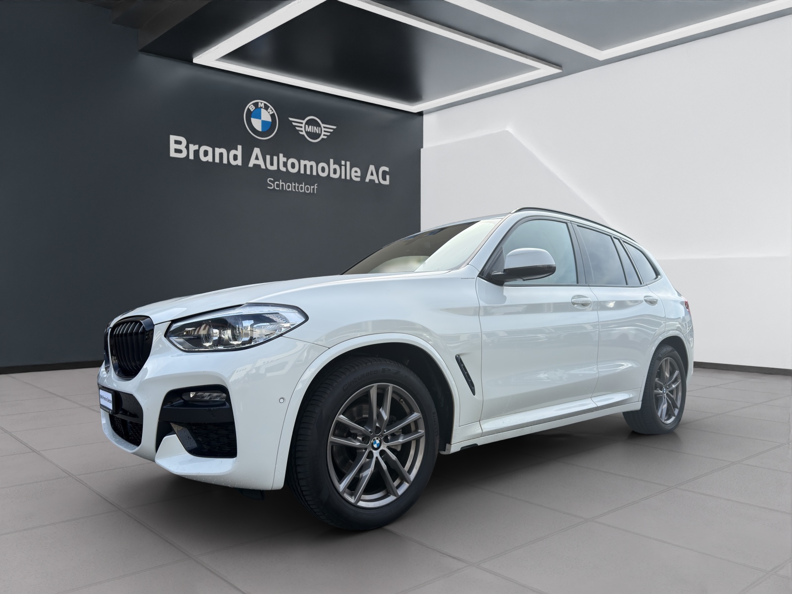 BMW X3 20d xDrive paddles