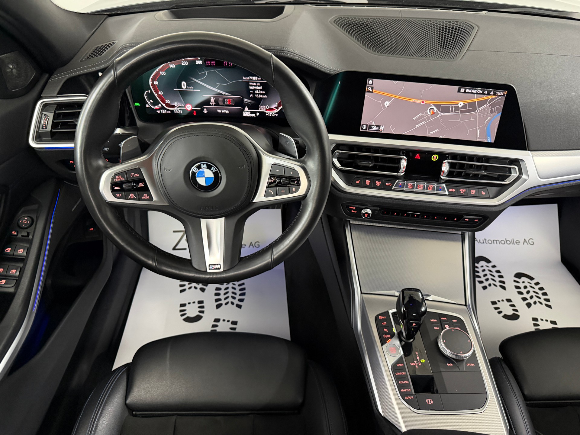 BMW 330i Touring xDrive Dravit Grey M Sport Steptronic / 360° Kamera / H&K Sound / Panoramadach / Komfortzugang / Laserlight /-image-11