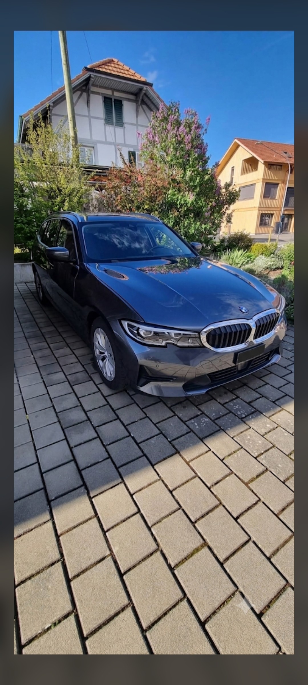 BMW 318d 48V Touring Steptronic Frisch ab MFK & Service. Gratis Service bis 100'000 Km. Neue Bremsen. 8-Fach Bereift