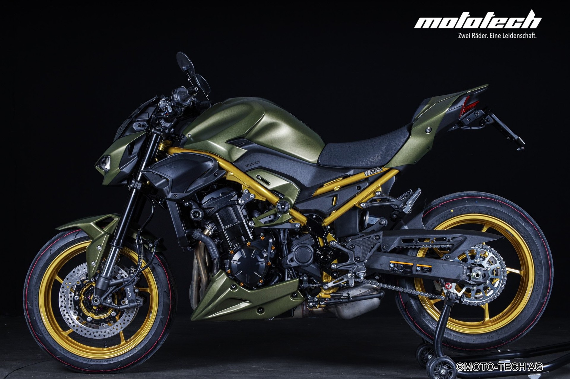 KAWASAKI Z 900 (35/91kW) STAGE 1 ARMY BERET GOLD-image-4