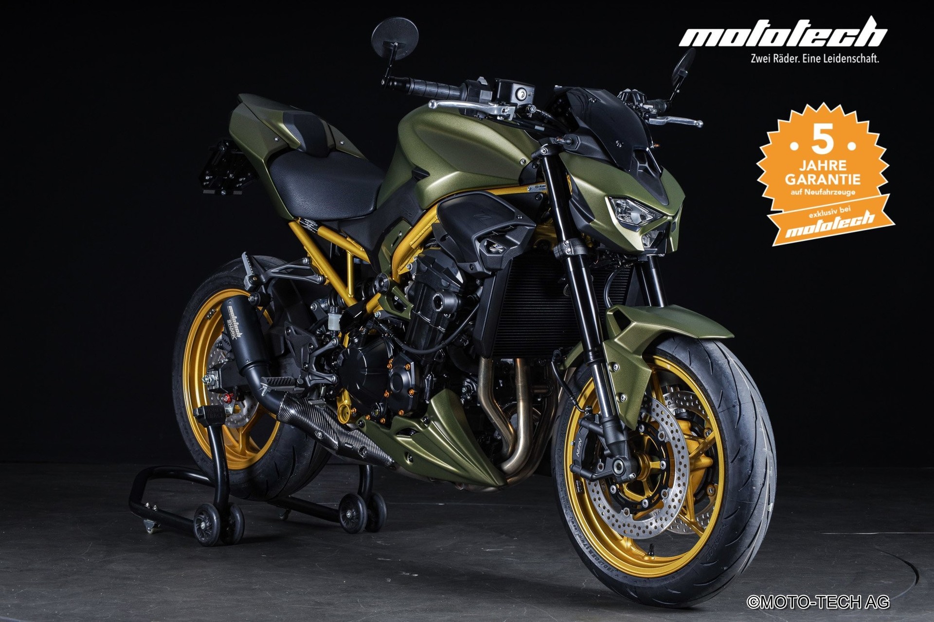 KAWASAKI Z 900 (35/91kW) STAGE 1 ARMY BERET GOLD-image-0