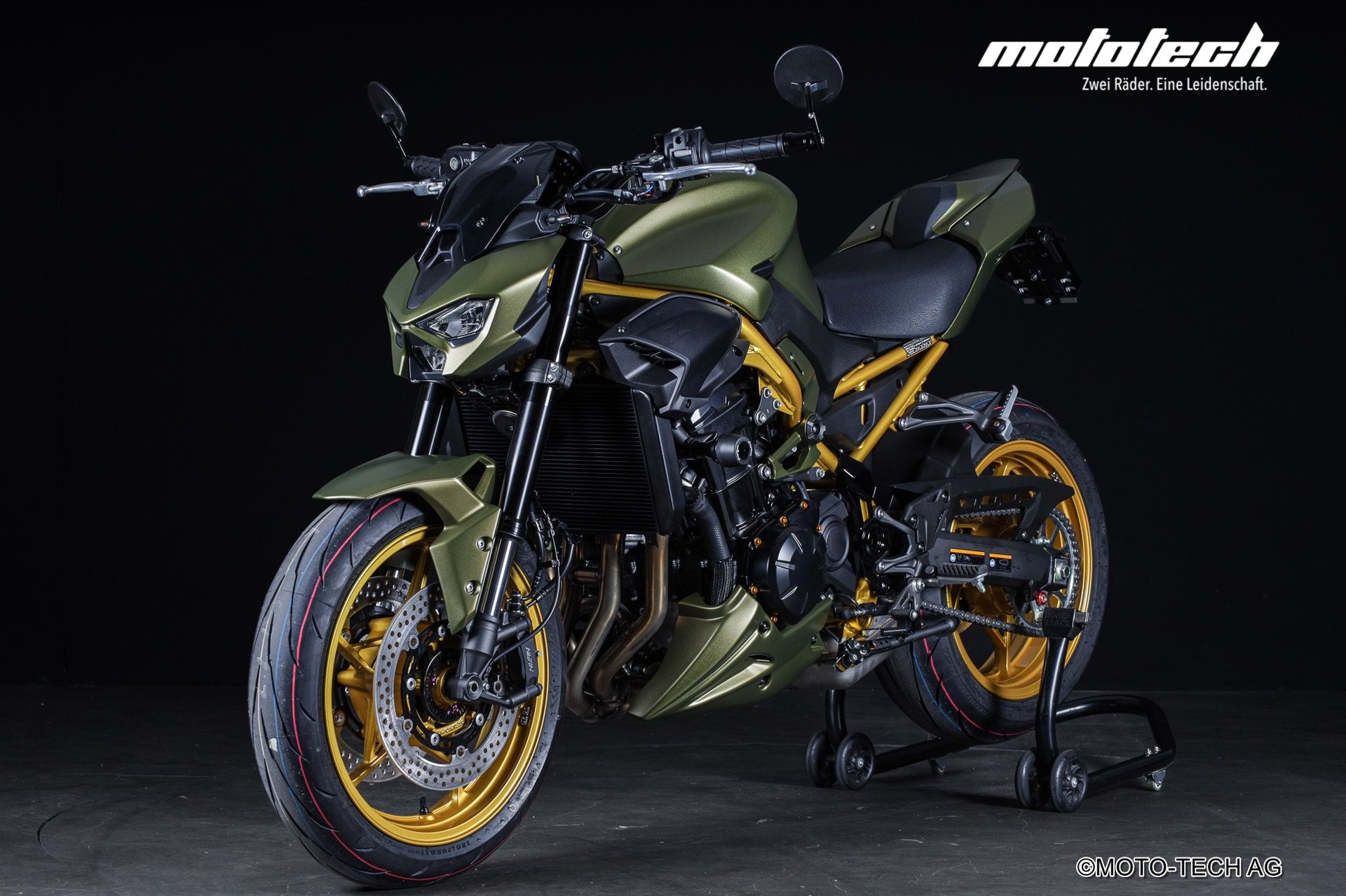 KAWASAKI Z 900 (35/91kW) STAGE 1 ARMY BERET GOLD-image-5