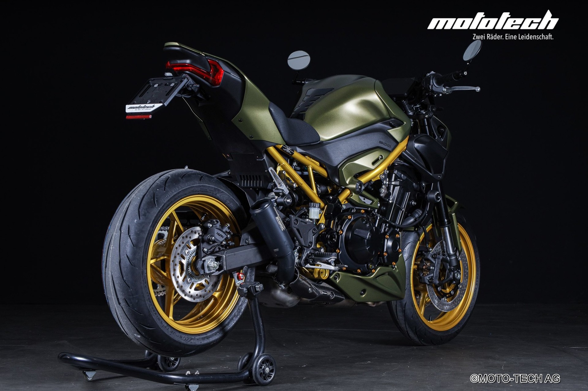 KAWASAKI Z 900 (35/91kW) STAGE 1 ARMY BERET GOLD-image-2