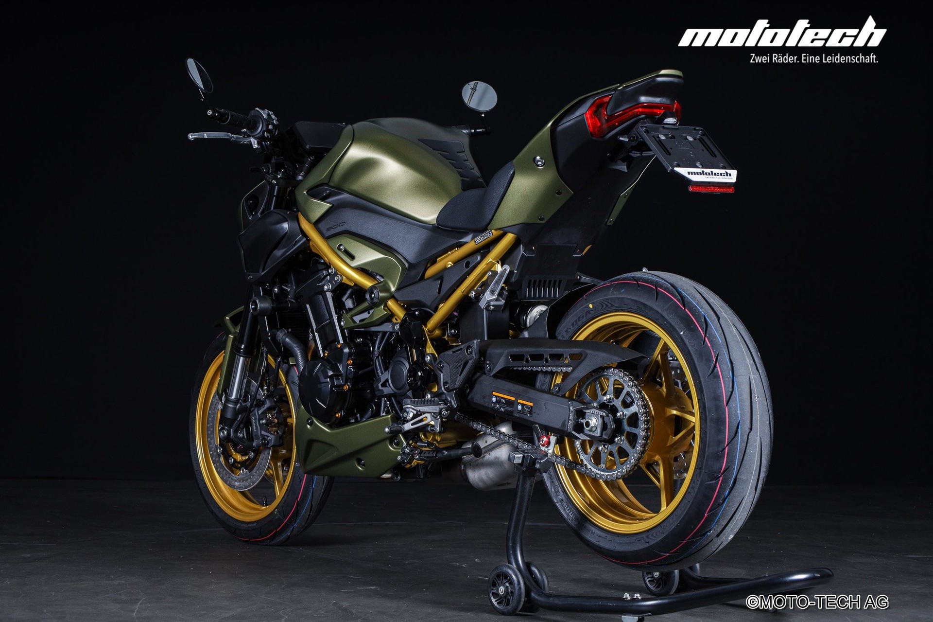 KAWASAKI Z 900 (35/91kW) STAGE 1 ARMY BERET GOLD-image-3