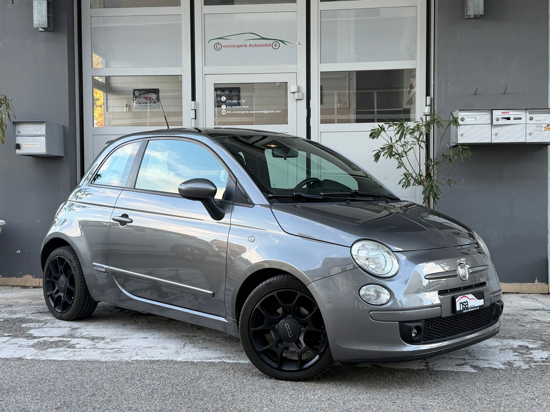 FIAT 500 0.9 Twinair Turbo Lounge automatique / Intérieur cuir / climatisation automatique / toit ouvrant / roues hiver / expertisée-showroom-element-3