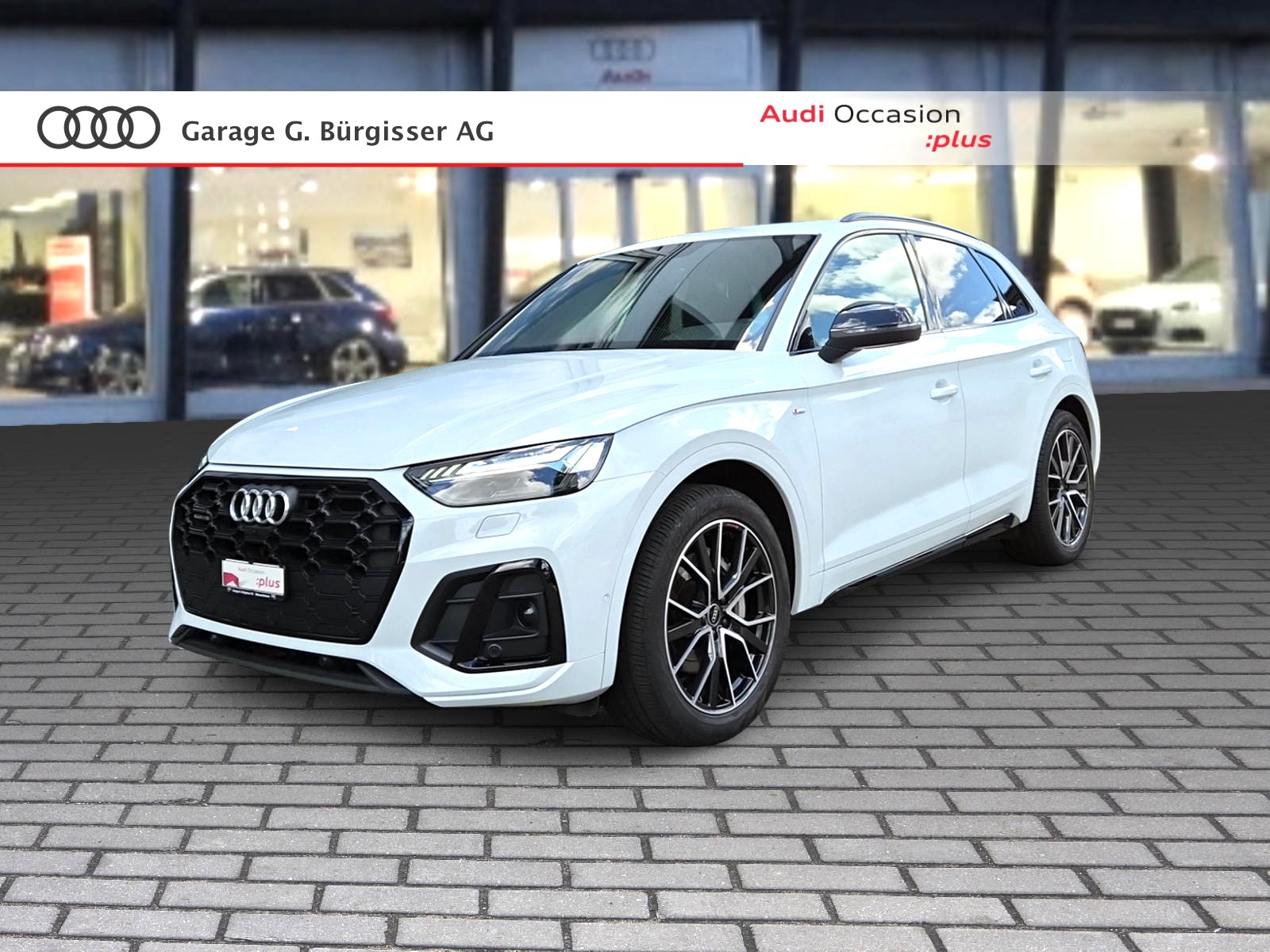 AUDI Q5 55 TFSI e PHEV S line quattro S-tronic Gletscherweiss Metallic