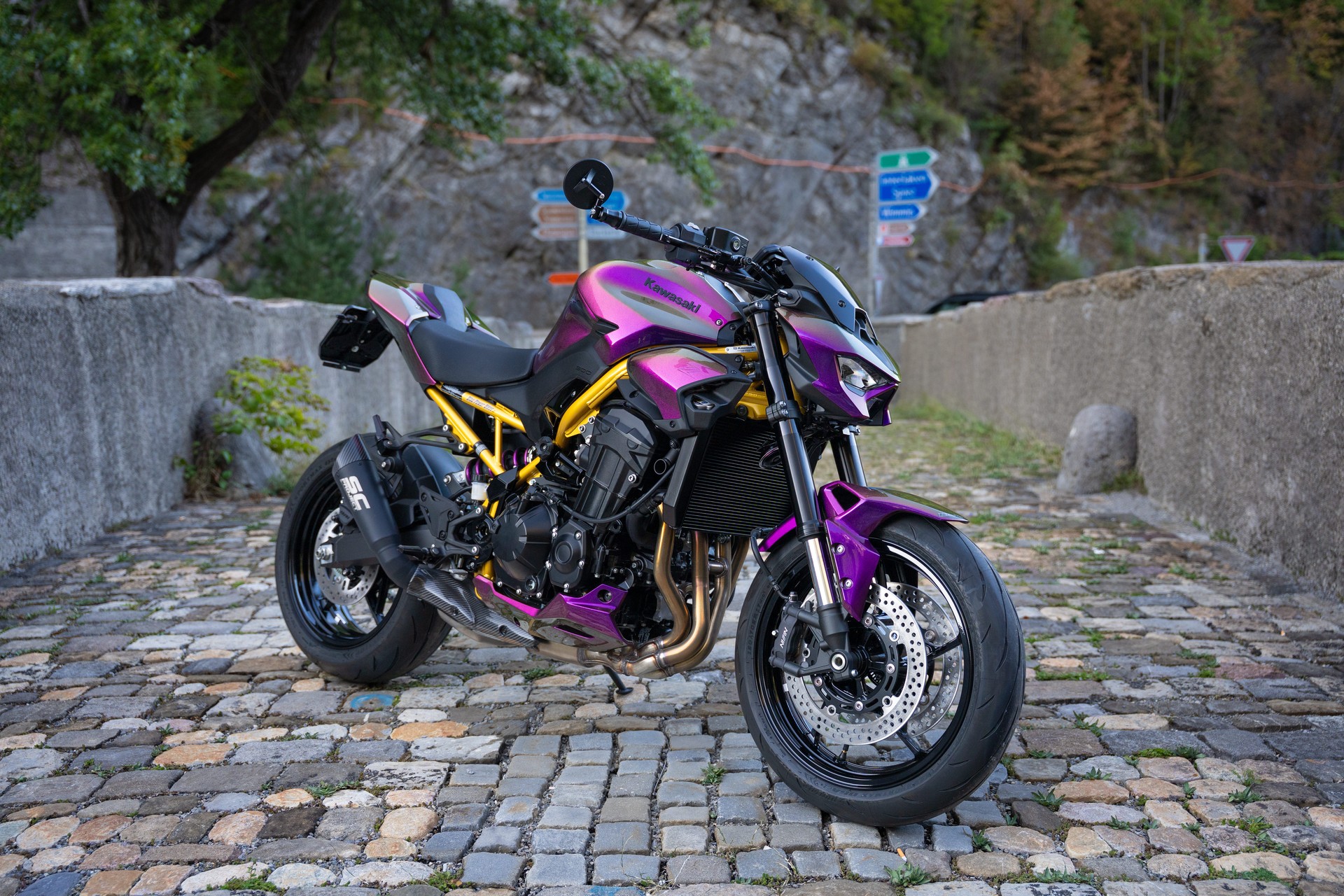 KAWASAKI Z 900 (91 kW) - Sonderumbau Chamäleon