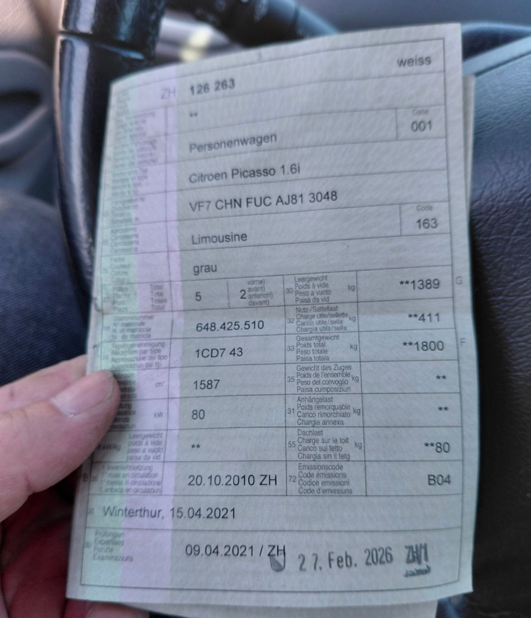 CITROEN Xsara Picasso 1.6i (X)-image-14
