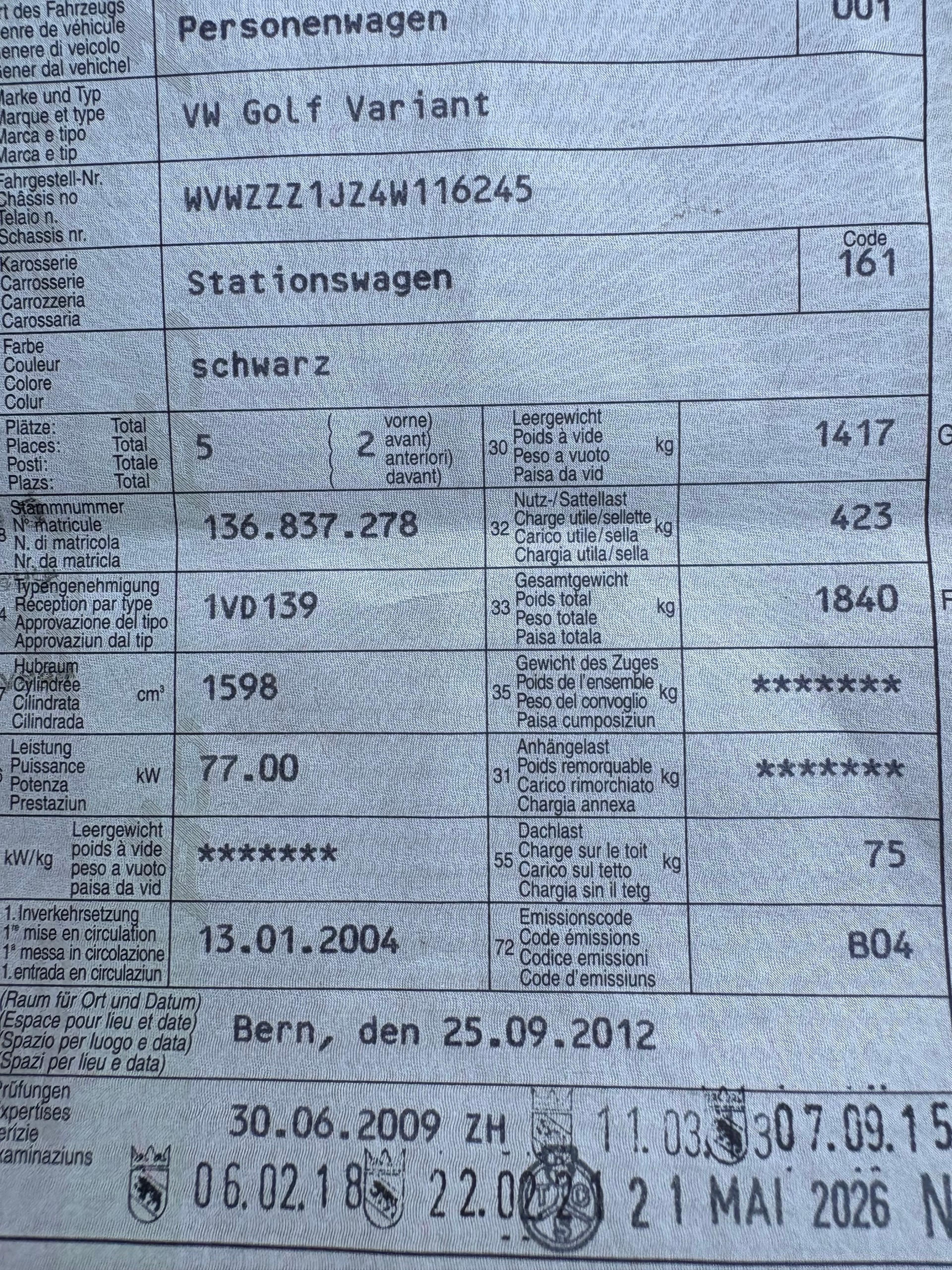 VW Golf Variant 1.6 16V Comfortline-image-12