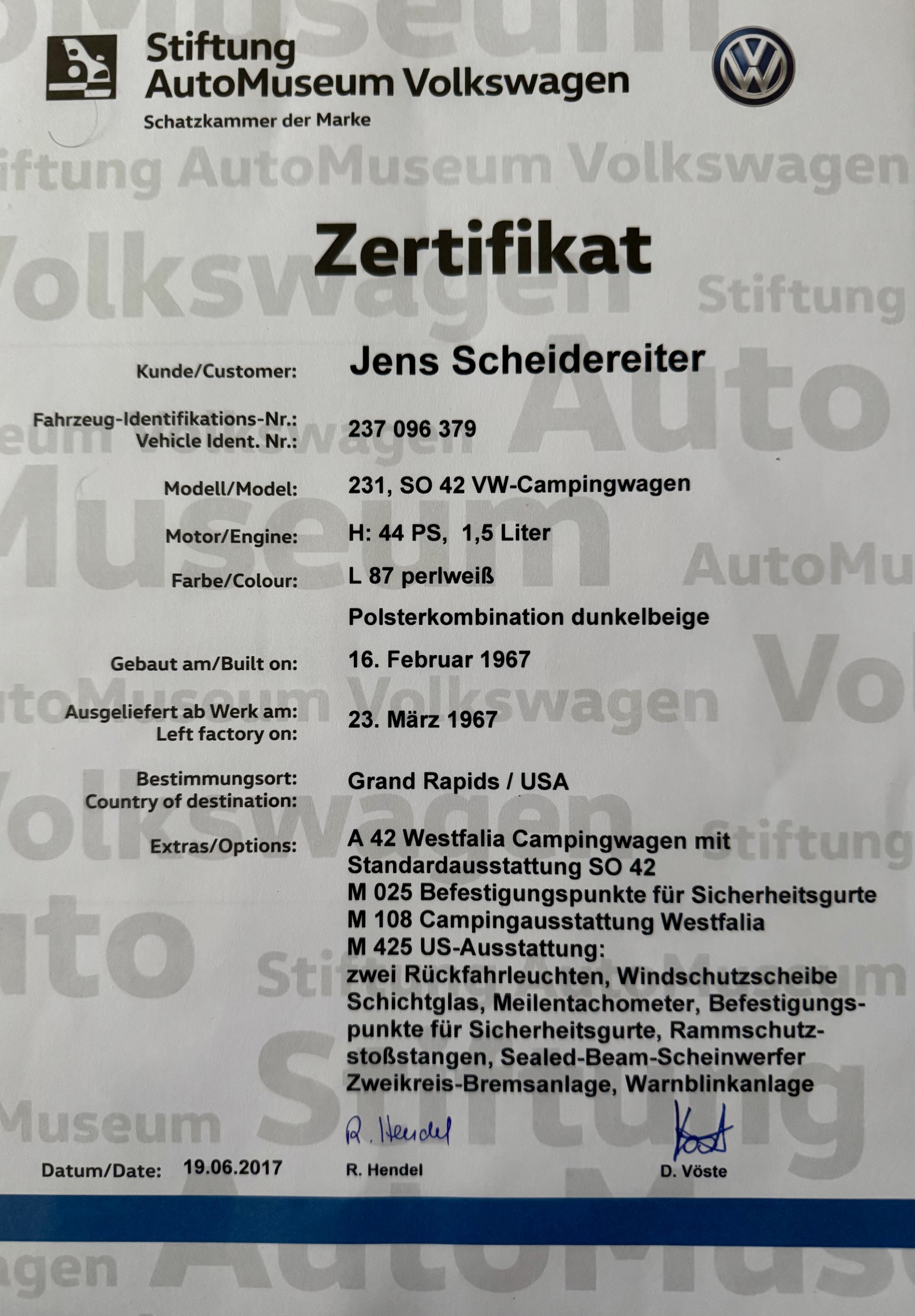 VW SO 42 Original VW Campingbus (deutsche Prod., Originalmotor)-image-7