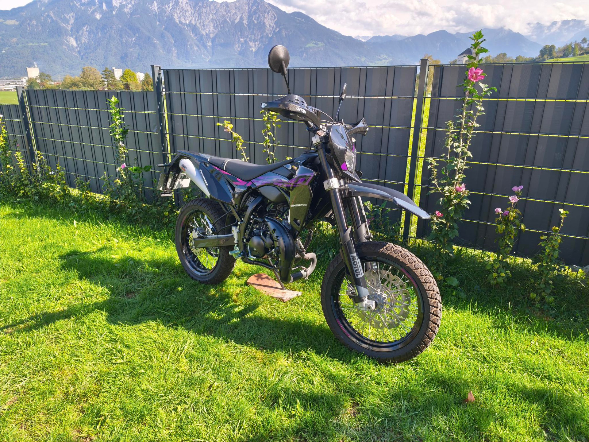 SHERCO 50 SM-RS PINK (45km/h, gelbe Nummer)-image-1