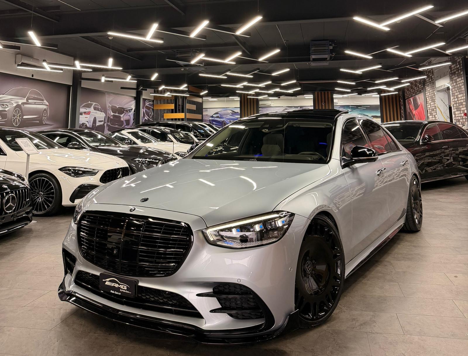 MERCEDES-BENZ S 500 L 4Matic Limited Silver&Black BRABUS Performance 9G-Tronic 2Jahre Garantie & Gratisservice-image-4