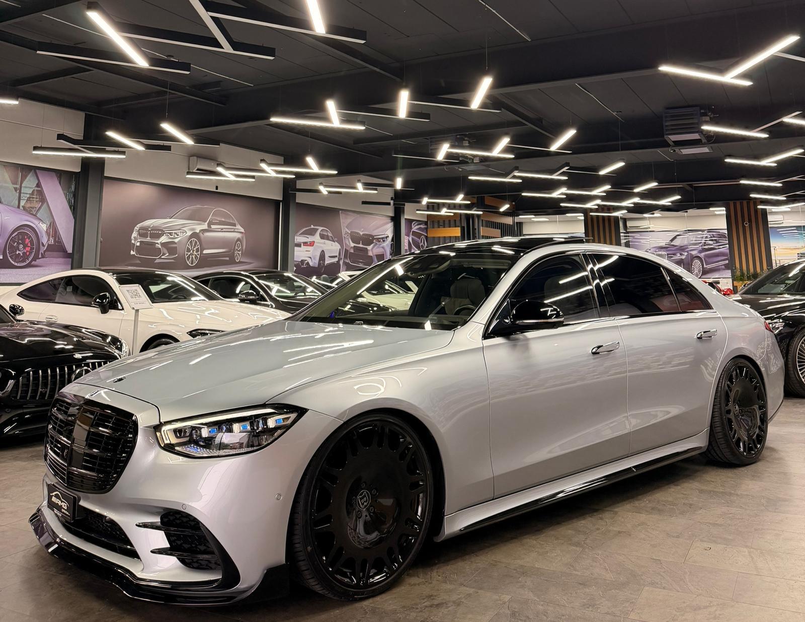 MERCEDES-BENZ S 500 L 4Matic Limited Silver&Black BRABUS Performance 9G-Tronic 2Jahre Garantie & Gratisservice