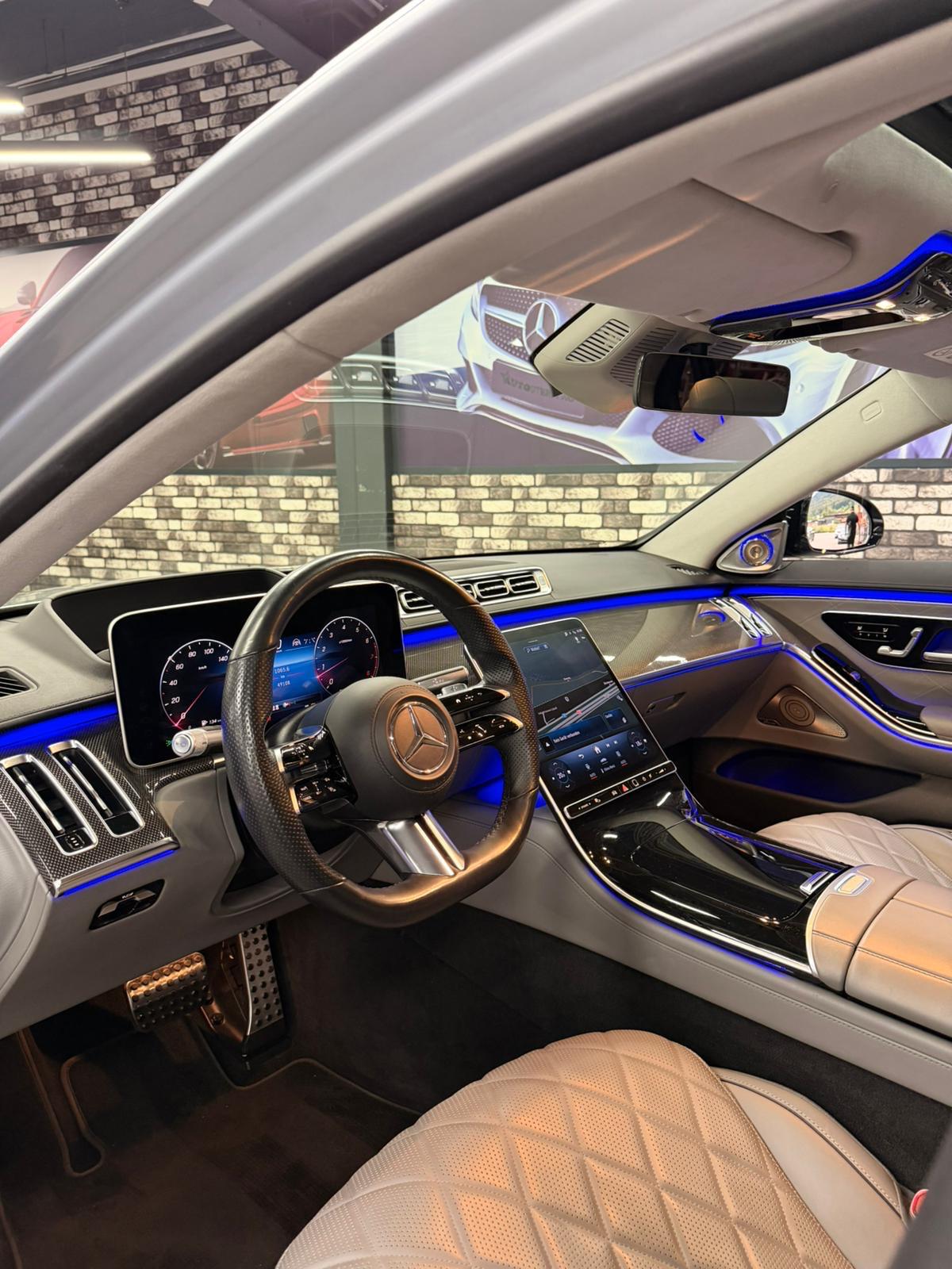 MERCEDES-BENZ S 500 L 4Matic Limited Silver&Black BRABUS Performance 9G-Tronic 2Jahre Garantie & Gratisservice-image-11