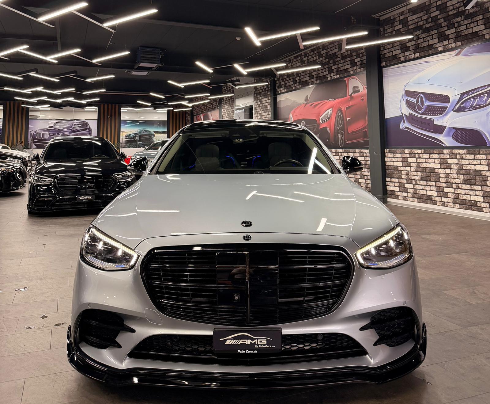 MERCEDES-BENZ S 500 L 4Matic Limited Silver&Black BRABUS Performance 9G-Tronic 2Jahre Garantie & Gratisservice-showroom-element-2