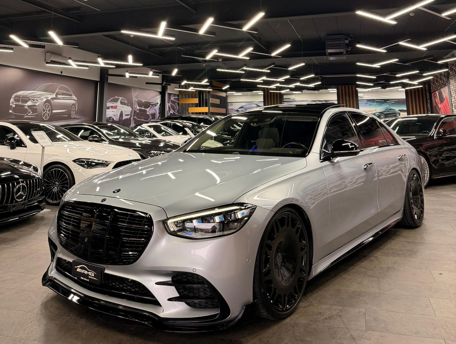 MERCEDES-BENZ S 500 L 4Matic Limited Silver&Black BRABUS Performance 9G-Tronic 2Jahre Garantie & Gratisservice-showroom-element-3