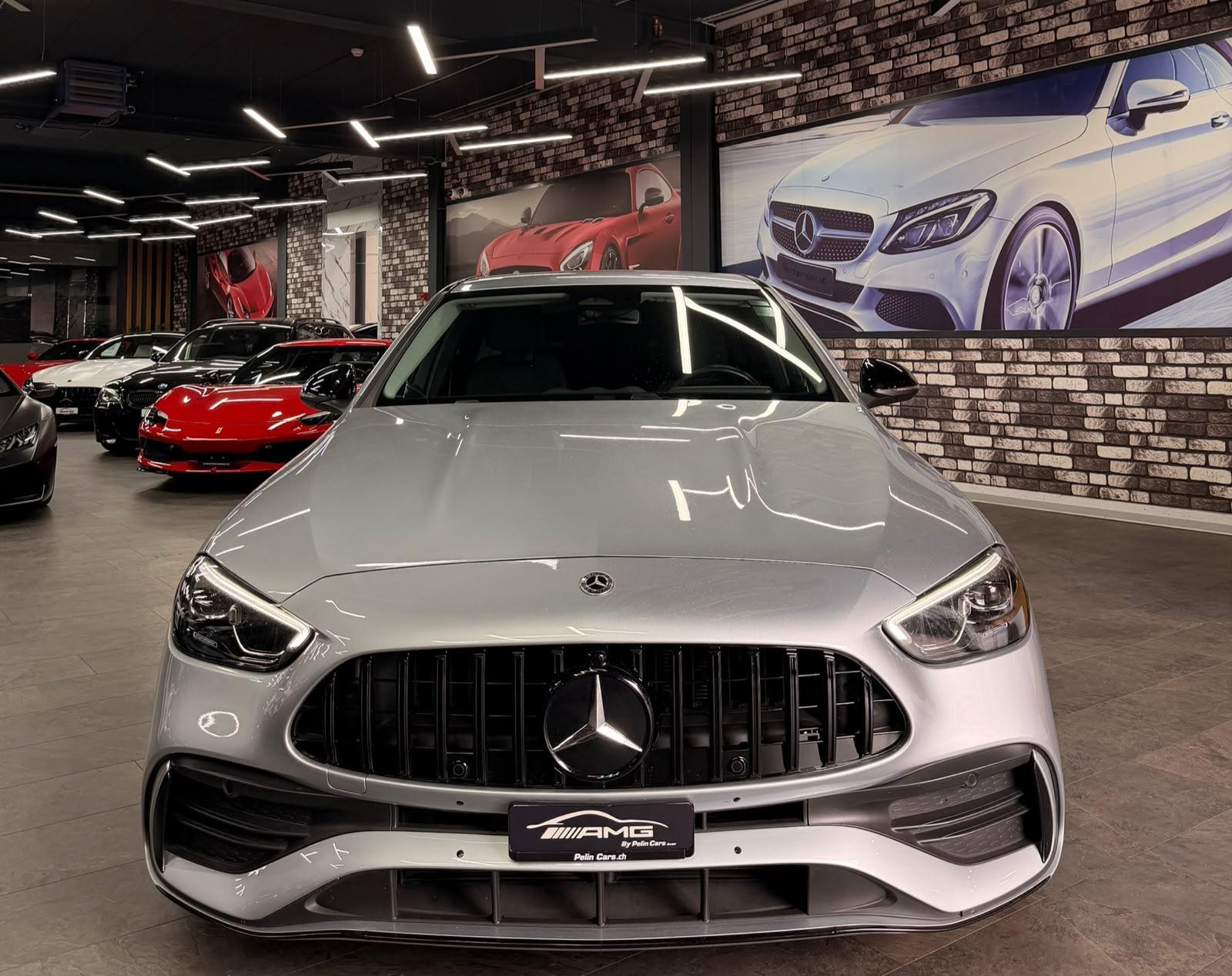 MERCEDES-BENZ C 180AMG (C63s AMG Bodykit) Limited Silver&Black Performance 5 Jahre Werksgarantie & Gratisservice-showroom-element-2