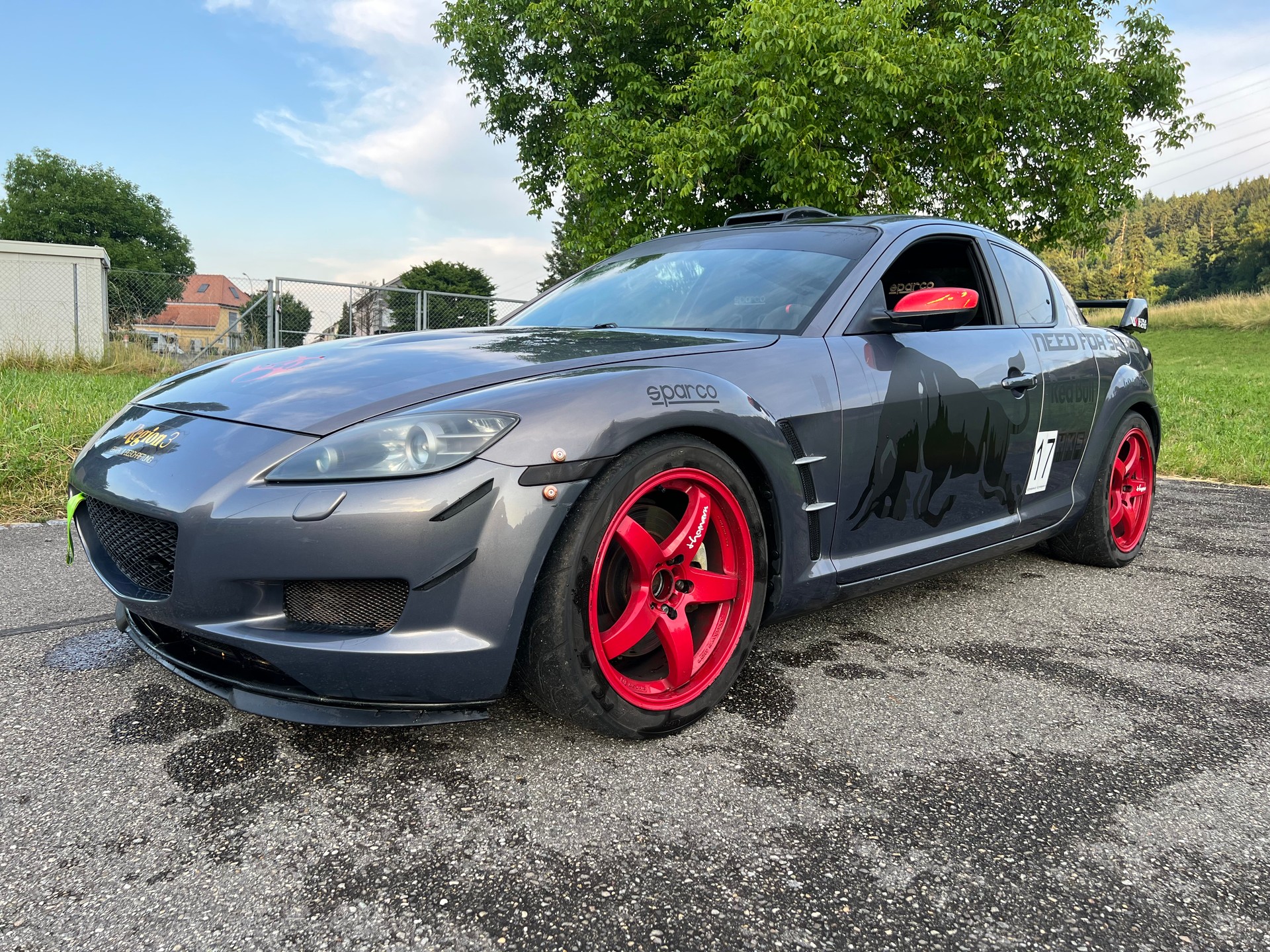 MAZDA RENNWAGEN !! RX-8 CHALLANGER "DRIFTER" VIEL UMGEBAUT !! LÄUFT GUT !! SEHR LEICHT !!-image-12