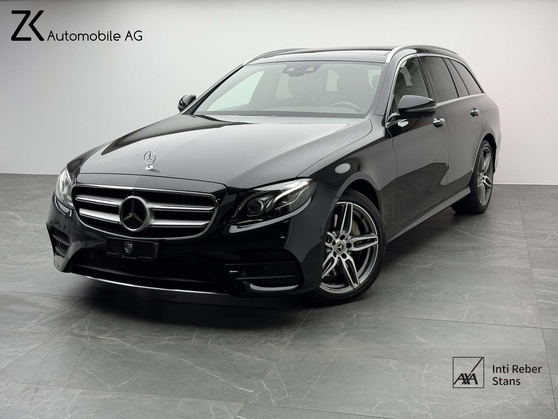 MERCEDES-BENZ E 400 d AMG Line 4Matic 340PS Obsidian Black Metallic 9G-Tronic / 360° Kamera / Panoramadach / Leder / Burmester Soundsystem /